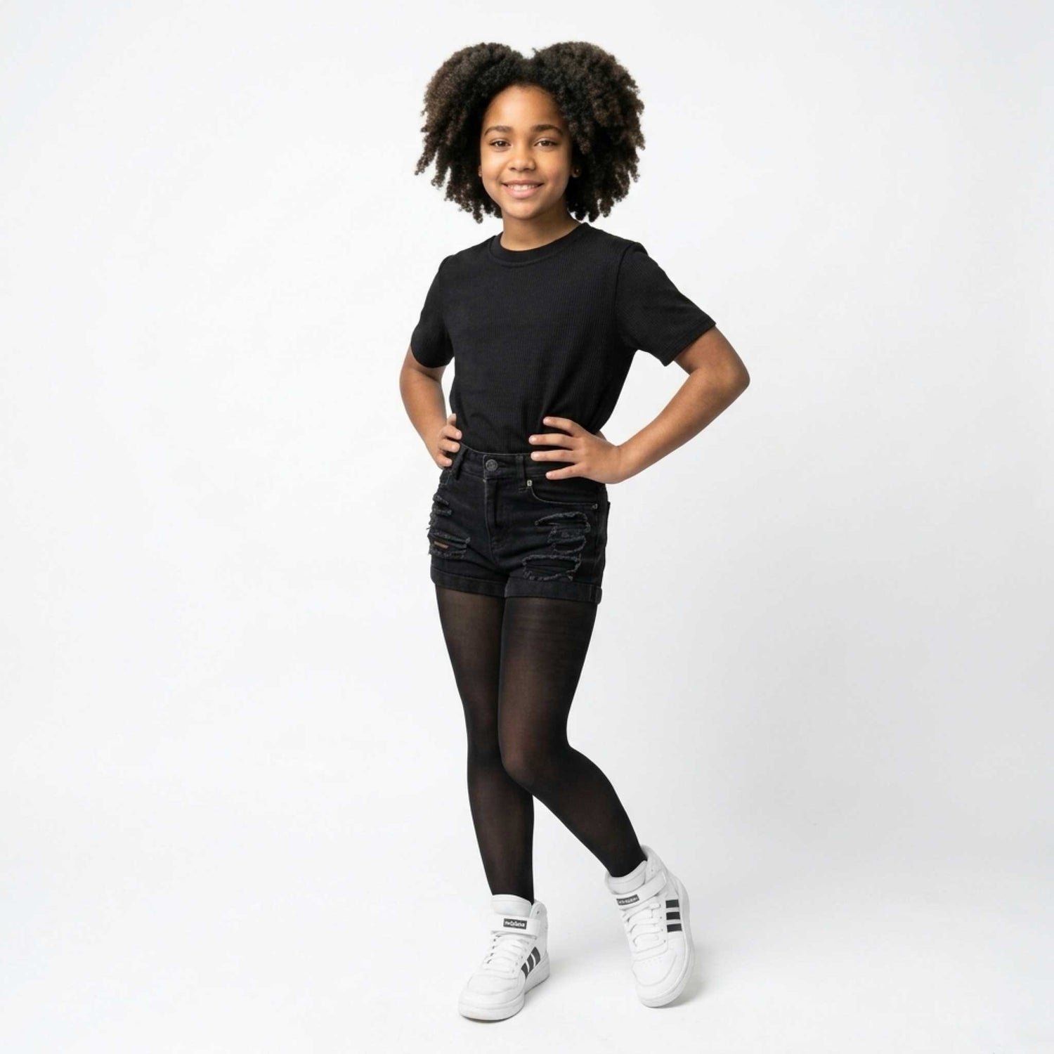 Designed for comfort and ease, our girls tights are made to move with her throughout the day.