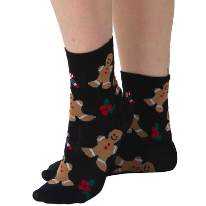 Black Christmas Socks For Women image 1
