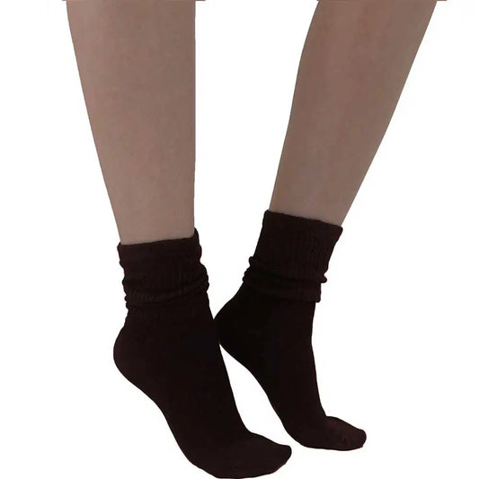 Black extra wide bamboo ankle socks for women by Malka Chic soft stretch fit