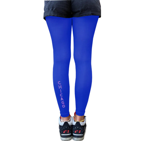 Blue Chicago Footless Tights image 0
