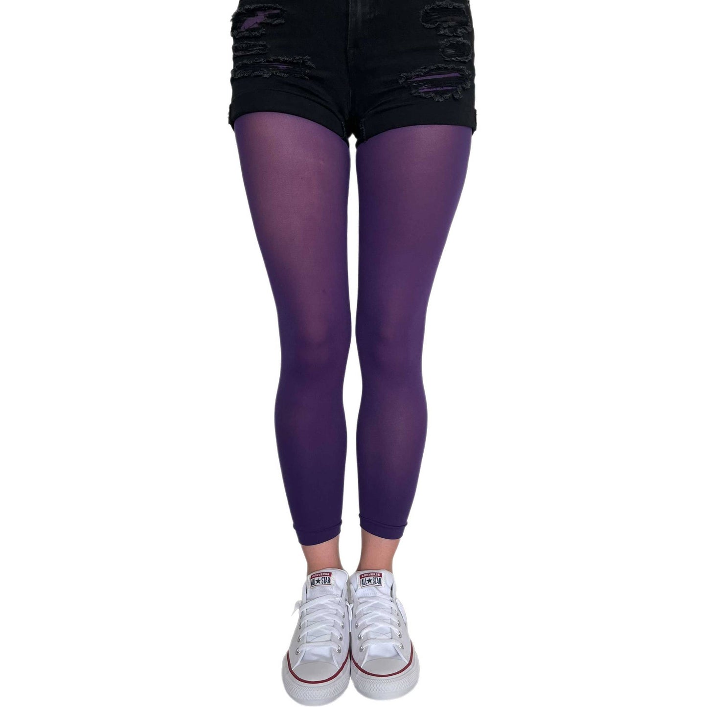 Purple Footless Tights