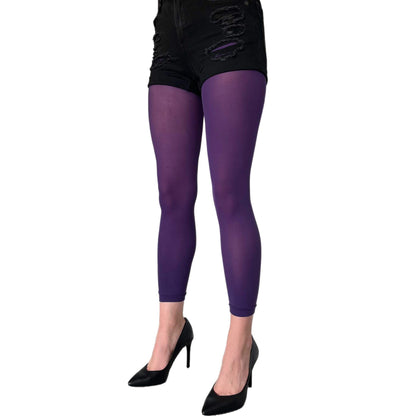 Purple Footless Tights