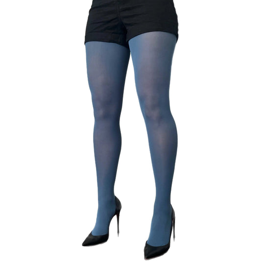 Denim Opaque Tights for Women image 0