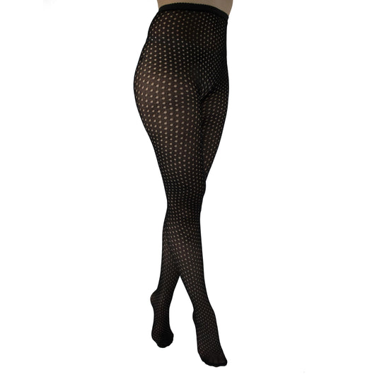 Polka Dot Net Tights For Women sold at Malka Chic