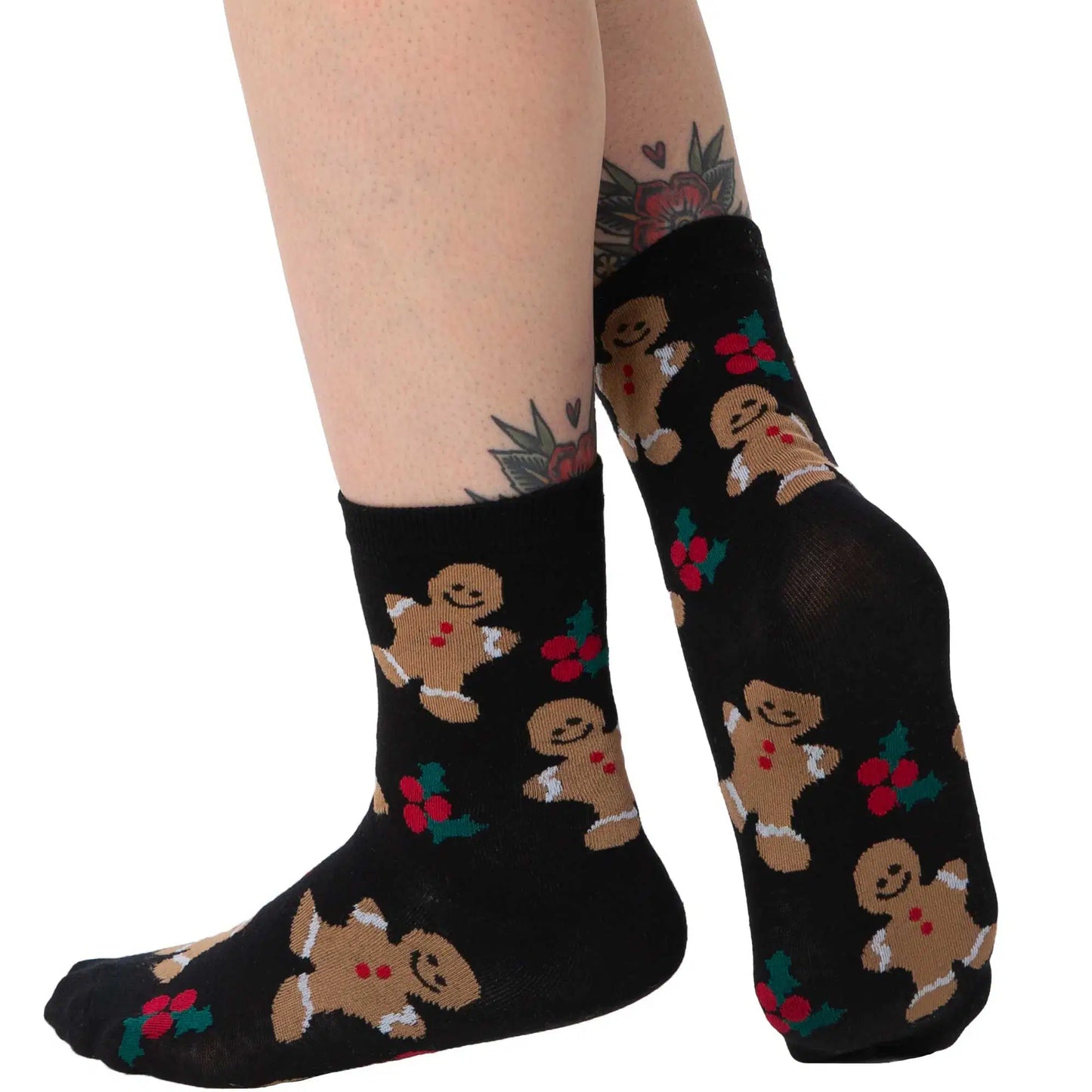 Black Christmas Socks For Women image 2