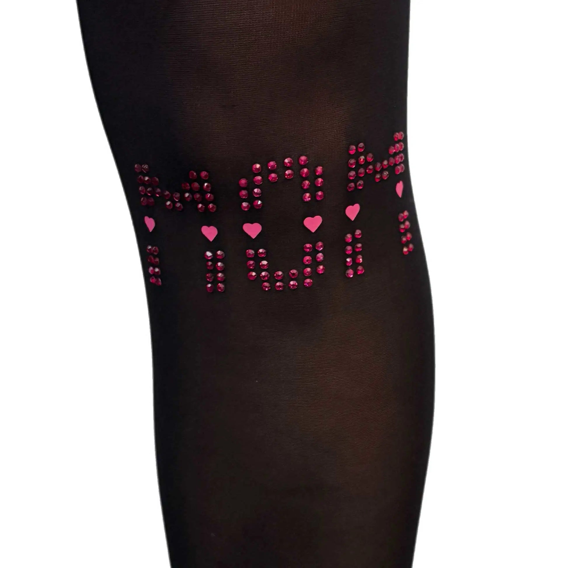 Gift tights with rhinestones by Malka Chic for Mother’s Day styling