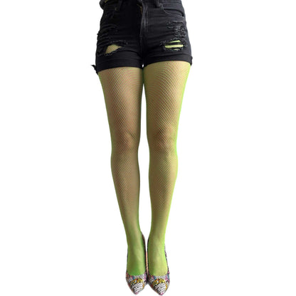 Green Fishnet Tights for Women sold at Malka Chic 2
