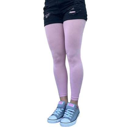 Malka Chic pastel pink footless tights 50 denier, smooth and comfortable hosiery