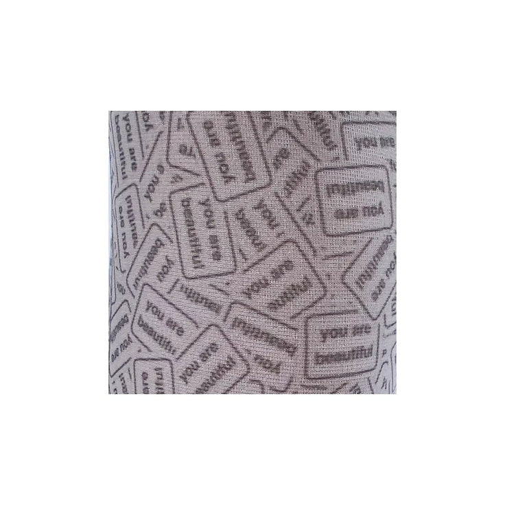 Malka Chic quote tights with positive message print