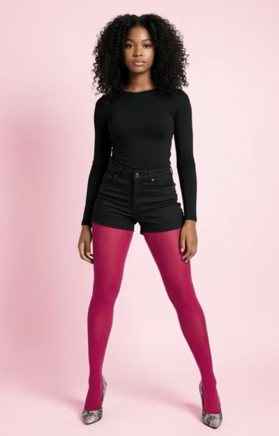 Explore our Solid Opaque Tights Collection for women Malka Chic